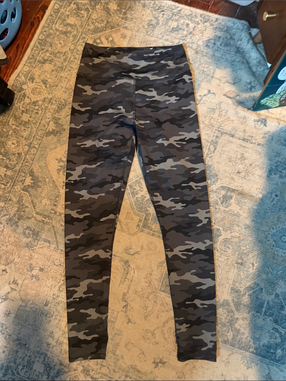 Maurices Girls Camo Leggings - Gray & Black